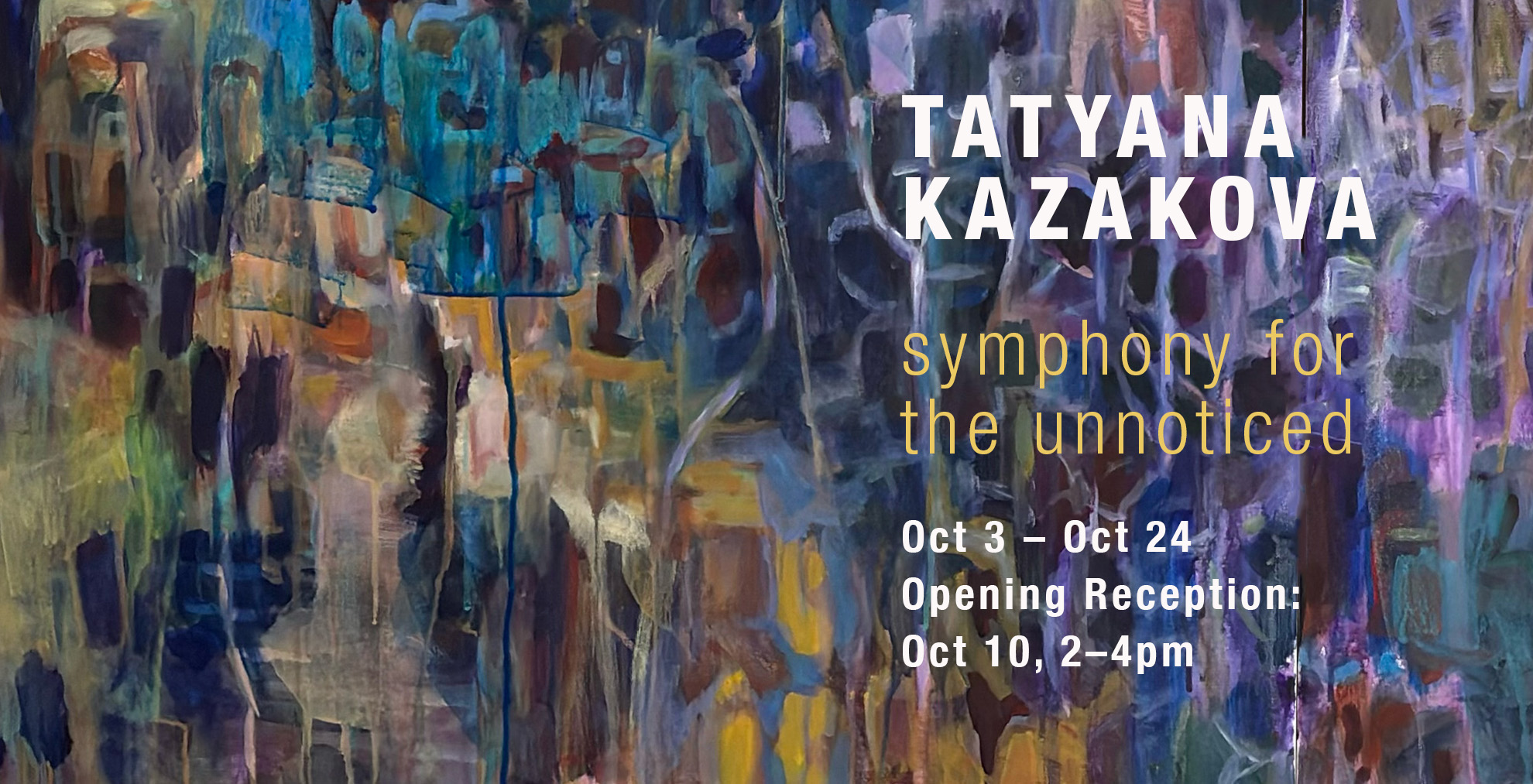 WAC-Horizontal-1980px Tatyana Kazakova: Symphony for the Unnoticed Exhibition