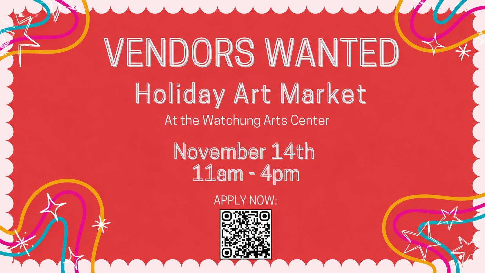 2026 VENDORS holiday art market landscape Holiday Art Market Vendor Call